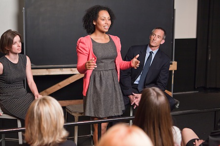 symbolic of confidence in public speaking, leadership, overcoming fear of speaking